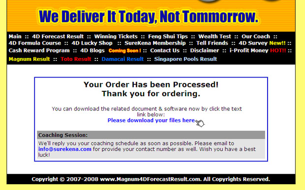 lottery pick 4 course - steps payment by credit card