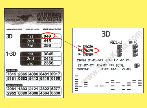 Kuda 3d result - 12 July 2009