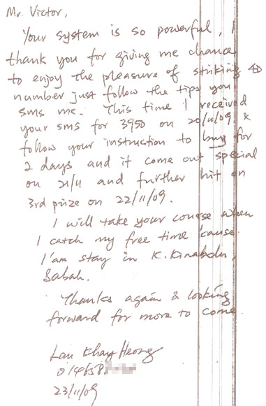 winning testimonials mr lu