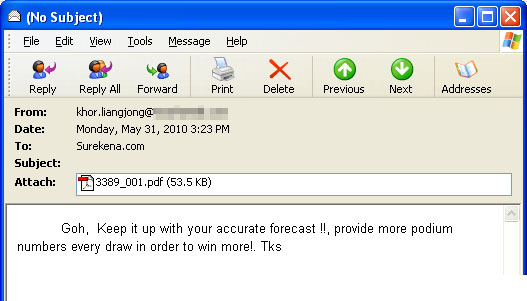 Winning Testimonial Khor Liang Jong 30 May 2010
