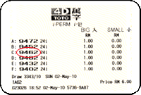 Winning Tickets Sport Toto 1st Prize Mbox 2 May 2010