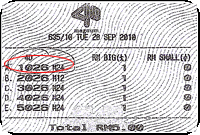 Winning Ticket magnum 1st prize 28 September 2010