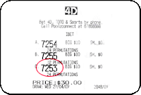 Singapore Pools 4d result second prize - 29 April 2009