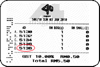 Magnum 4d result consolation prize - 1 Jan 2010