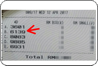 Winning Ticket Magnum 4D Consolation Prize - 12 april 2017