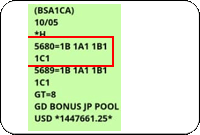 Winning Ticket Grand Dragon Lotto First Prize - 10 May 2020