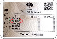 Winning Ticket Magnum First Prize - 25 January 2016