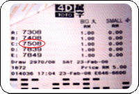 Magnum 4d result first prize - 5 jan 08