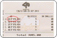 Winning Ticket Magnum Second Prize 29 september 2013