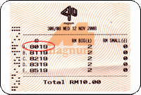 Magnum 4d result special prize - 12 November 2008