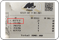 Winning Ticket Magnum 4D Second Prize - 11 December 2021